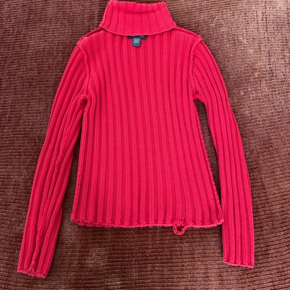 Orange Turtleneck Sweater - Picture 9 of 11
